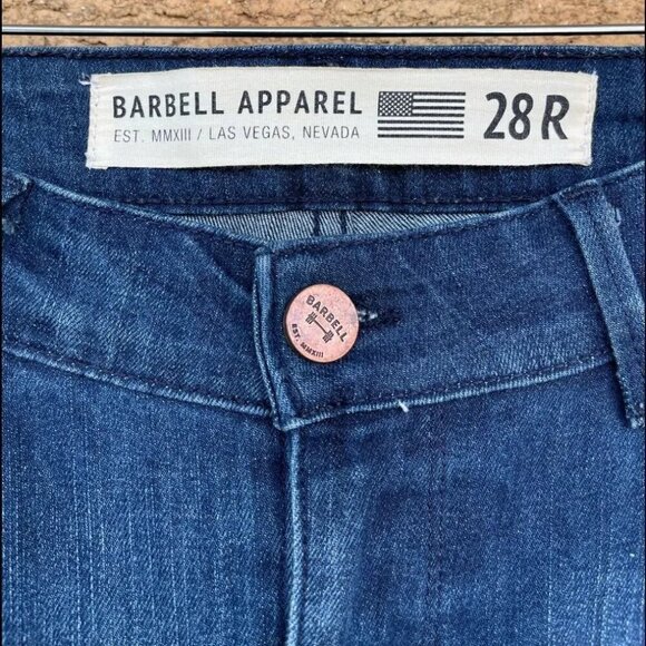 Barbell Apparel Dark Wash Slim Jeans size 28 - Picture 2 of 9
